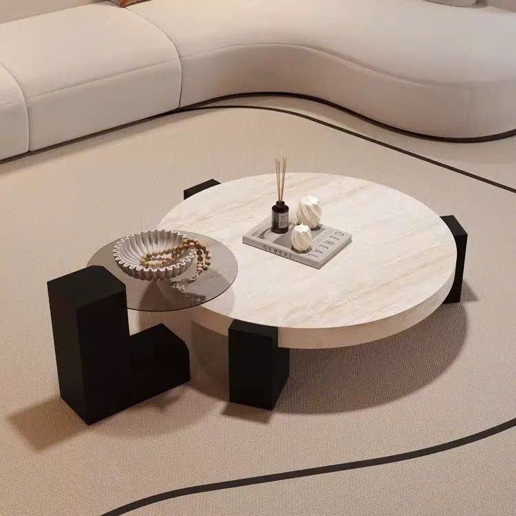 BÀN TRÀ TRAVERTINE BAN074