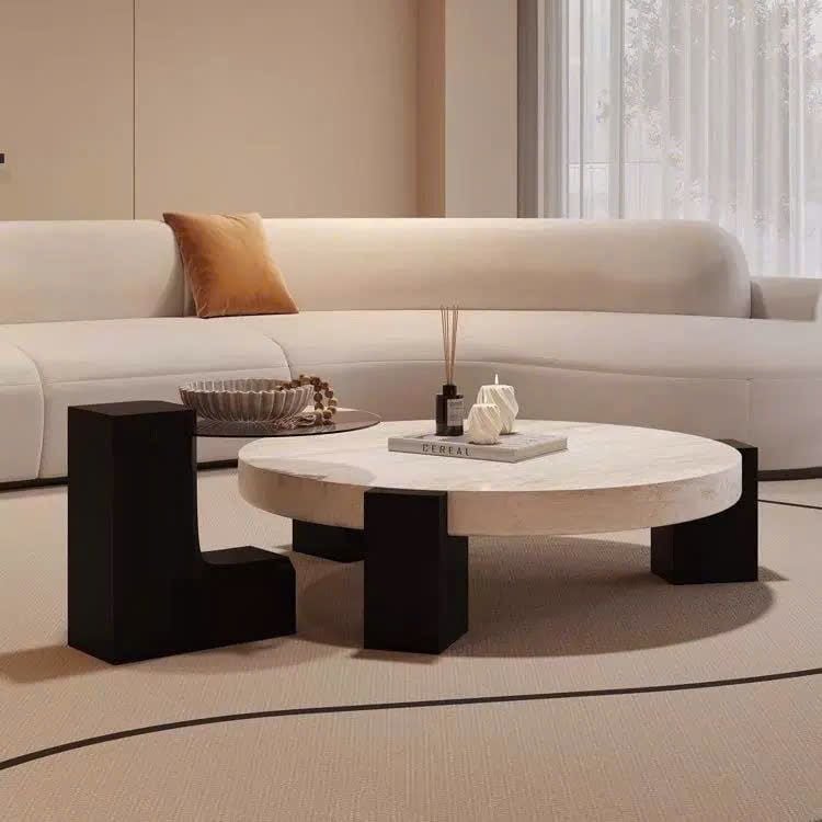 BÀN TRÀ TRAVERTINE BAN074
