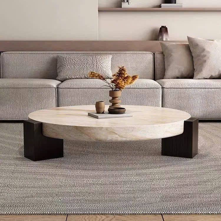 BÀN TRÀ TRAVERTINE BAN074