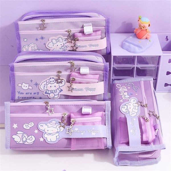  Hộp bút thỏ tím Yea Moko 