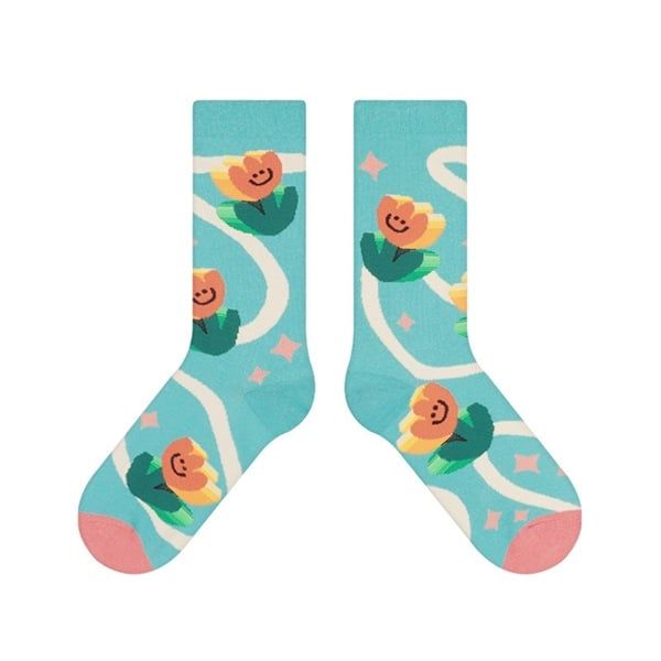  Tất DAMAHOOV hoa tulip 