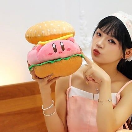  Kirby bông hamburger 25cm 