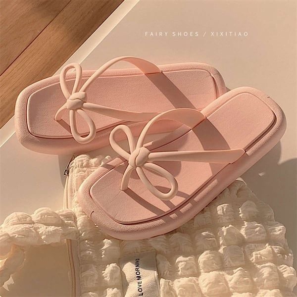  Dép xỏ ngón quai nơ 