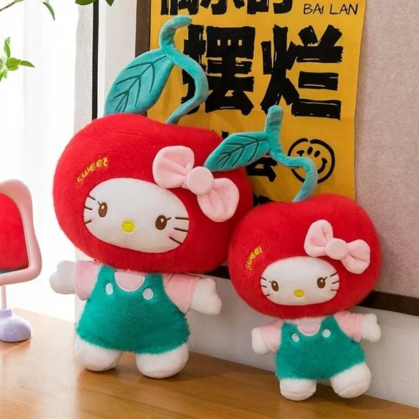  Hello Kitty bông mũ táo 