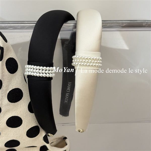  Bờm béo nhấn 3 dải ngọc trai 