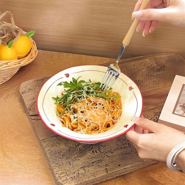  Bát sứ cún táo lòng sâu 20cm 