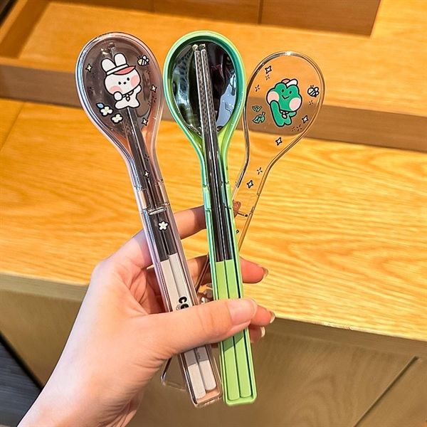  Set thìa đũa Line Friend kèm hộp 
