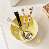  Set thìa dĩa mèo vuông 