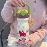  Bình giữ nhiệt Zootopia quai xách + charm 550ml 