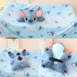  Set gối kèm chăn Stitch 100x150cm 