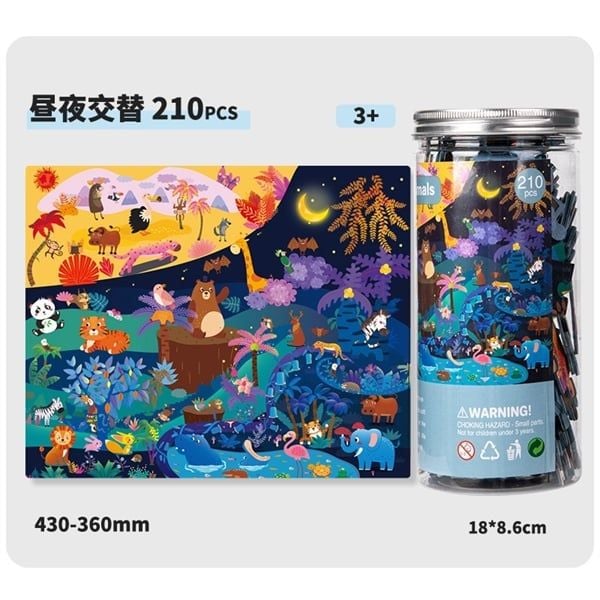  Xếp hình Puzzles lọ ống 