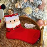  Tất Giáng Sinh bo cổ hộp tam giác 