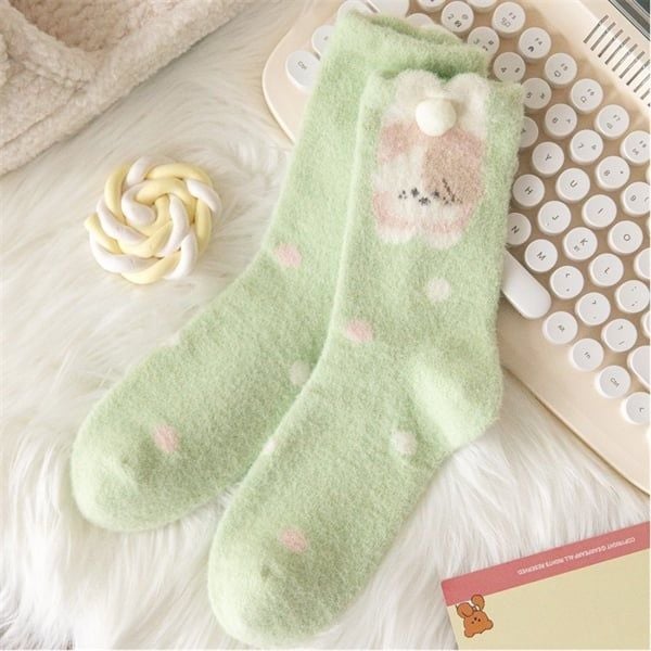  Tất Alice & Andy bông thú đuôi bông 