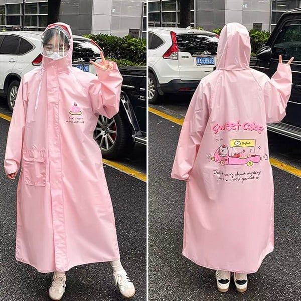  Áo mưa choàng hình dễ thương 