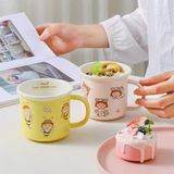  Cốc sứ Maruko + thìa cán tròn 340ml 