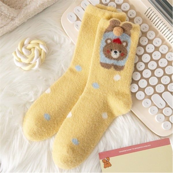  Tất Alice & Andy bông thú đuôi bông 