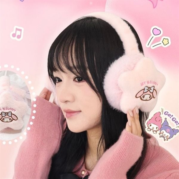  Bịt tai ngôi sao bông Sanrio 