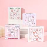  Gương gập bọc da bỏ túi mèo vuông 