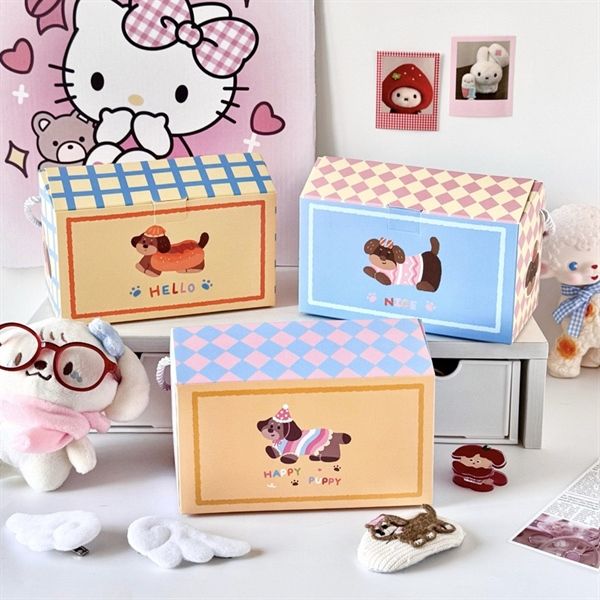  Hộp quà ngôi nhà cún 16x9x11cm 