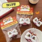  Móc khoá đầu lân bông 