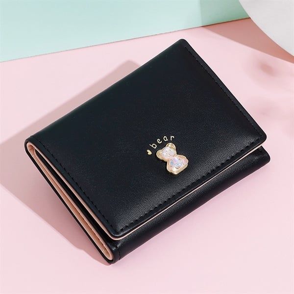  Ví da gấu bear kim cương 