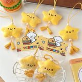  Móc khoá bông sao vàng chùm vải 