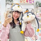  Mũ bông cánh cụt má béo 