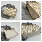  Túi tote dày thỏ caro 40x31x18cm 