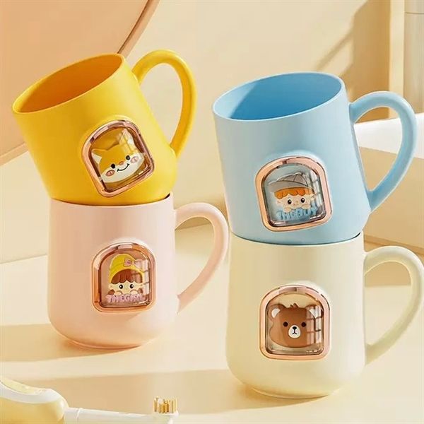  Cốc nhựa cửa sổ dễ thương 330ml 