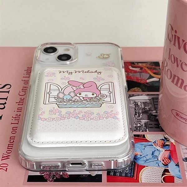  Ốp Magsafe kẹp thẻ da My Melody 