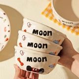  Set bát đĩa viền hoạ tiết nhí 