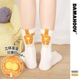  Tất DAMAHOOV mèo bi bông nổi 
