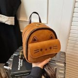  Balo da mini mèo nâu 