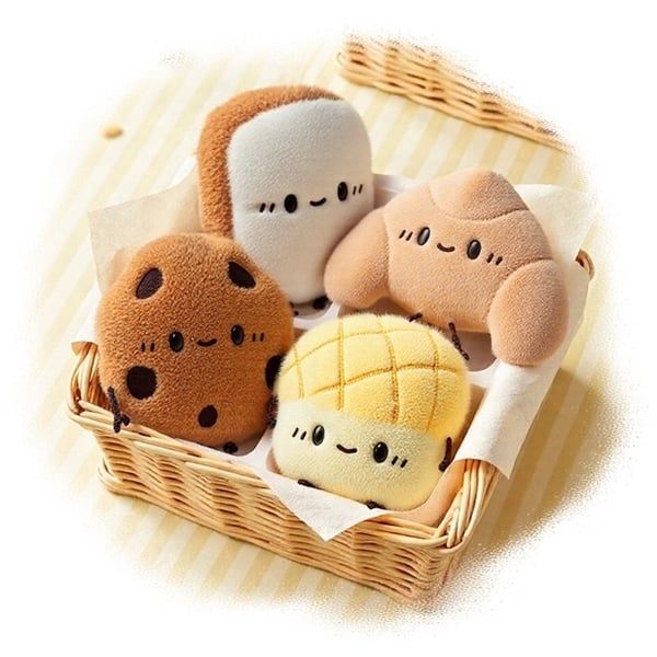  Bánh ngọt bông - Bánh gối 12cm 