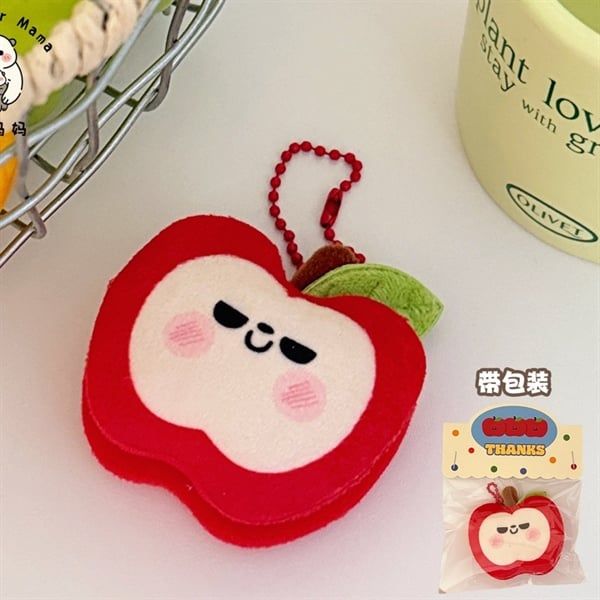  Móc khoá táo cười dẹt 