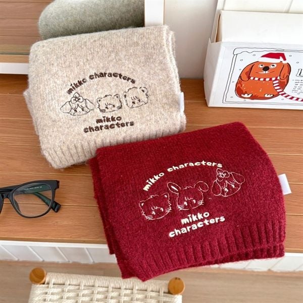  Khăn quàng cổ len Mikko 