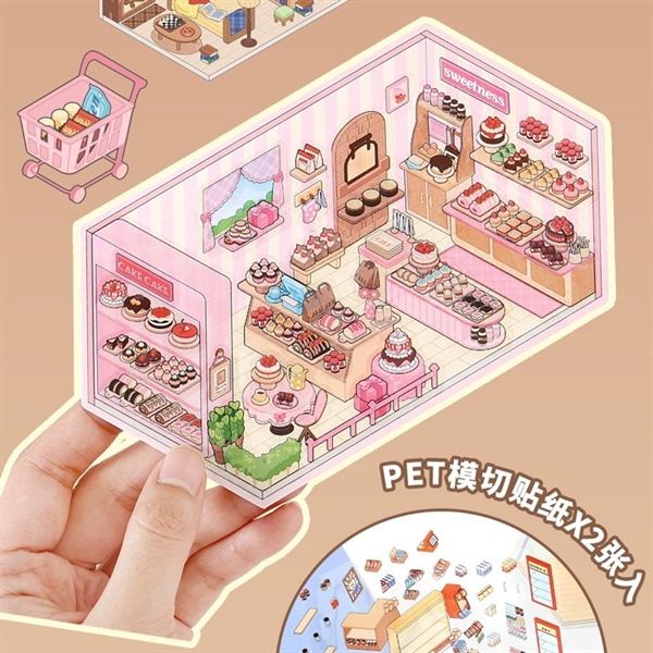  Sticker góc phòng PaperMore chữ nhật 