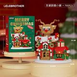  Xếp hình Giáng Sinh nhà tuyết 