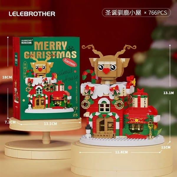  Xếp hình Giáng Sinh nhà tuyết 