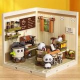  Xếp hình Jaki Panda's Cafe Shop 