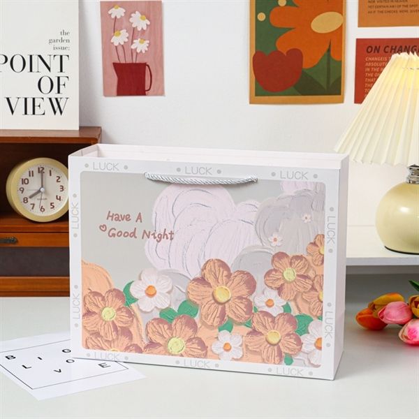  Túi quà hoa viền LUCK 