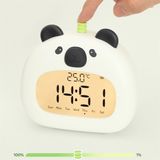  Đồng hồ đèn ngủ thú đội trái cây 