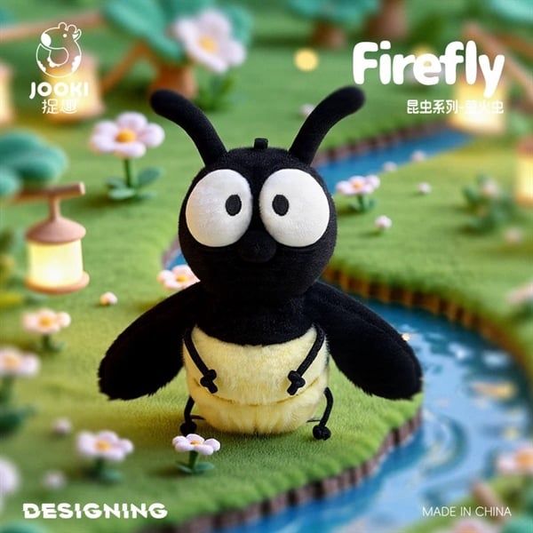  Thú bông côn trùng - Đom đóm 18cm 