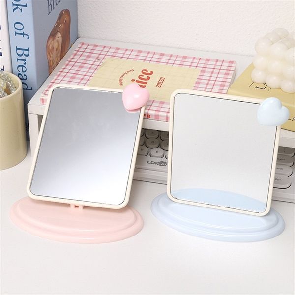  Gương chữ nhật trái tim để bàn 