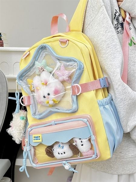  Balo 3 thỏ ngăn ngôi sao 