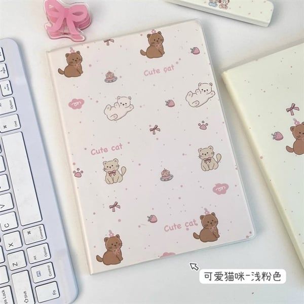  Sổ mèo bìa bọc nhám A5 