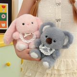  Thú bông đeo yếm ren 20cm 