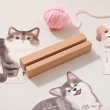  Lịch để bàn thú cưng đế gỗ 