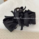  Kẹp càng cua nơ cánh phồng mix nơ mảnh 