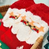  Tất Giáng Sinh mix lông nhung 